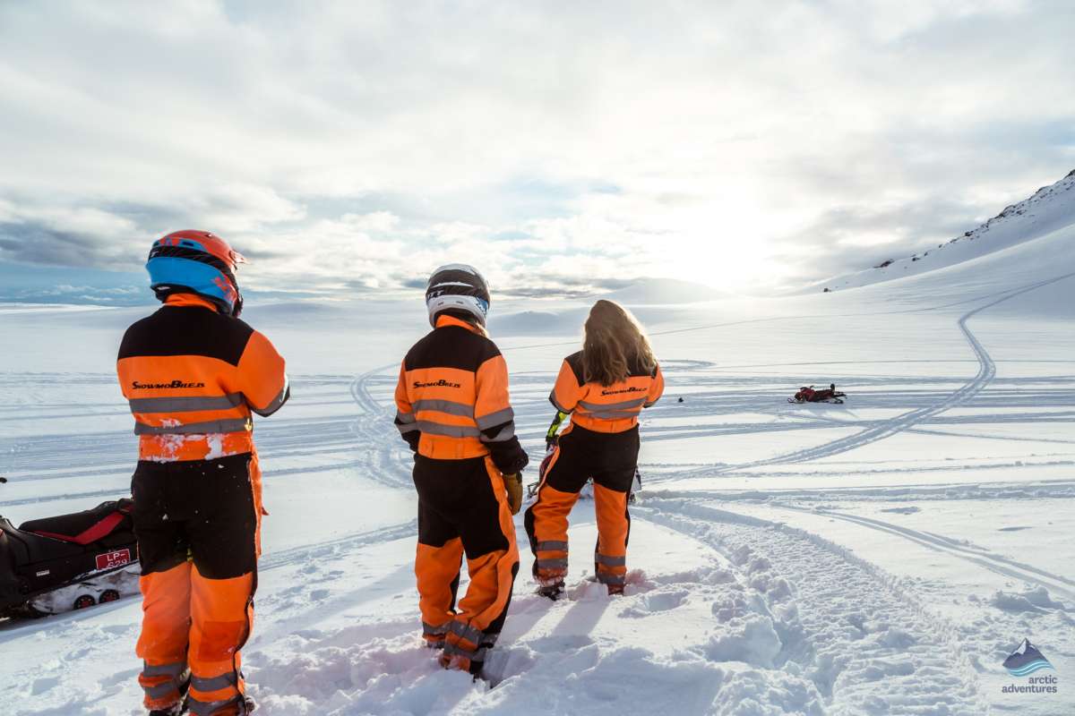Snowmobiling-tour-Langjokull-glacier-Iceland