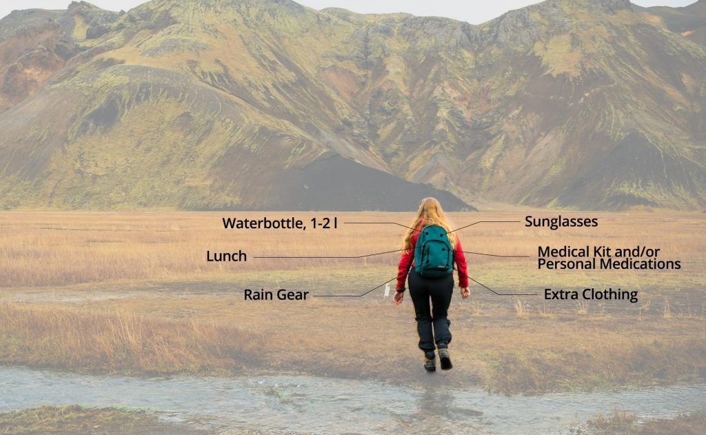 What to pack in hiking backpack