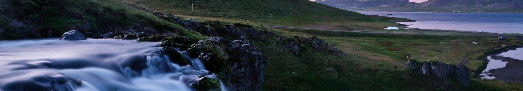 Sunset over mt Kirkjufell, snaefellsnes peninsula, Iceland