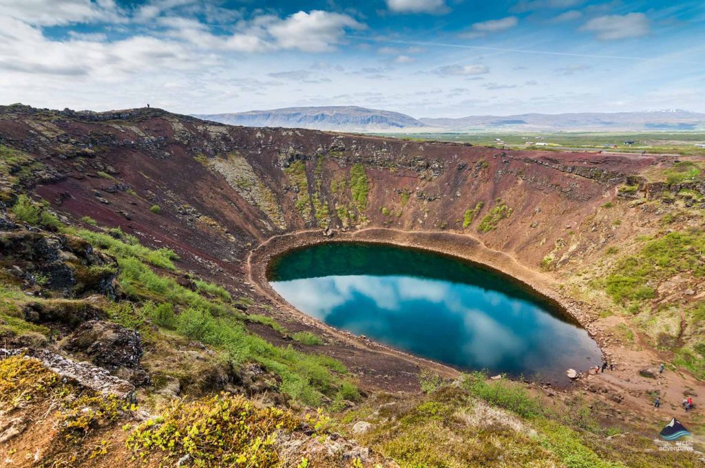 Kerið Kerið Volcanic Crater in Iceland
