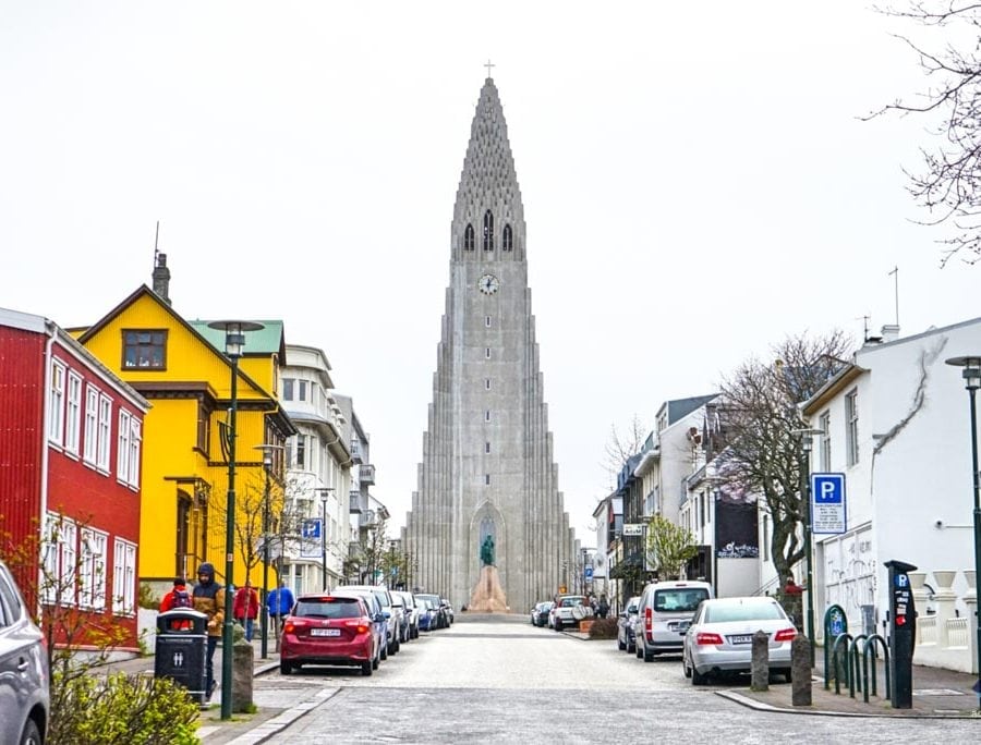 Hallgrimskirkja church Reykjavik
