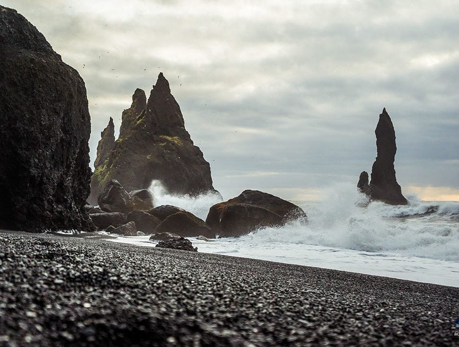 Reynisfjara Black Sand Beach on the South Coast