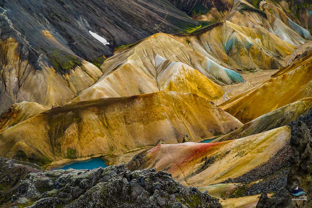 Landmannalaugar mountains in Iceland