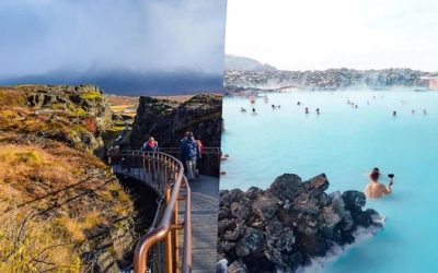 golden circle and blue lagoon