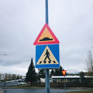 driving rules sign