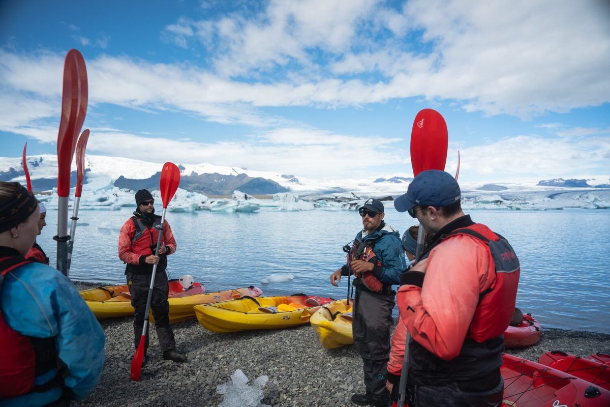 Jökulsárlón kayaking
