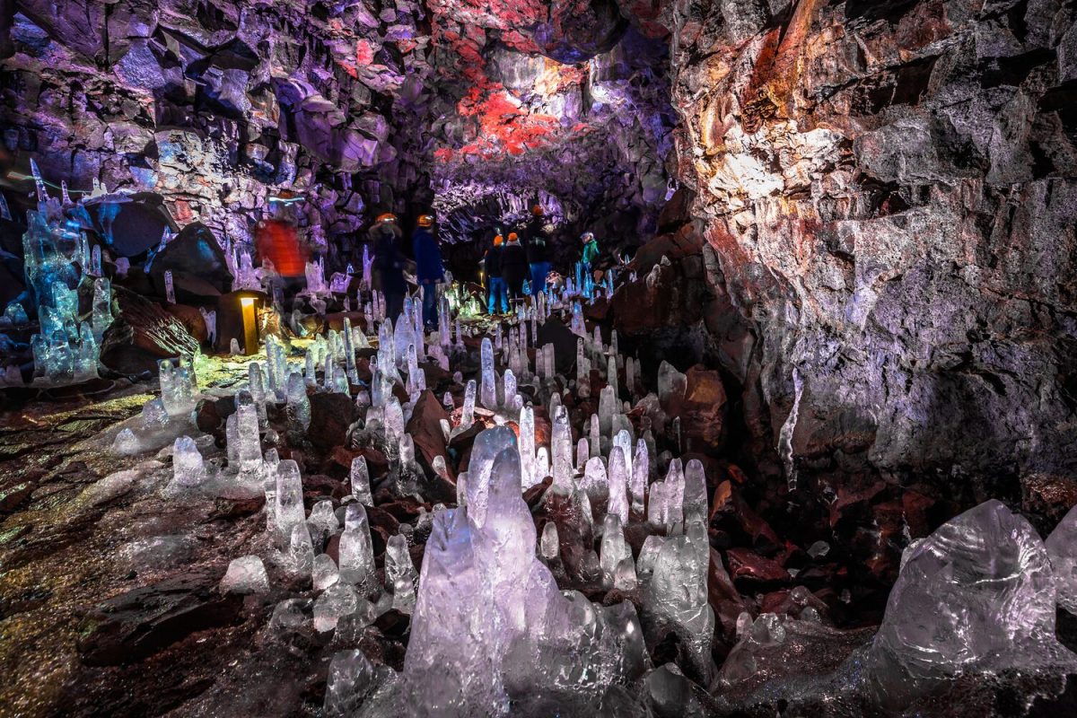 Raufarhólshellir lava cave