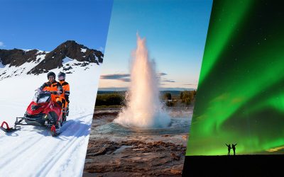 Golden Circle, Snowmobiling and Northern Lights